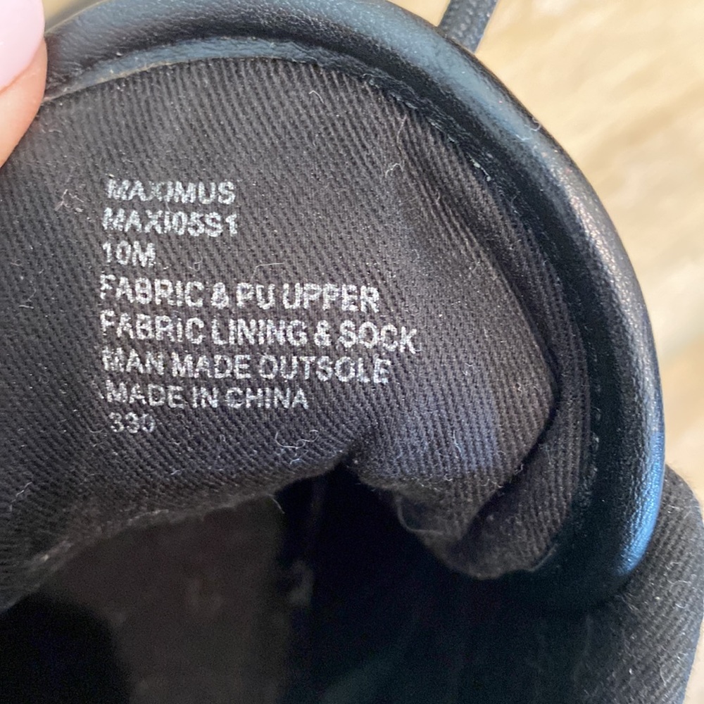 Women’s Steve Madden Maximus black tennis shoes sneakers 10 - Picture 6 of 6